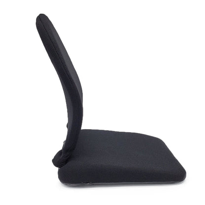 Black Sacro Wedge orthopedic seat cushion with 2-inch foam wedge for posture correction and back pain relief.