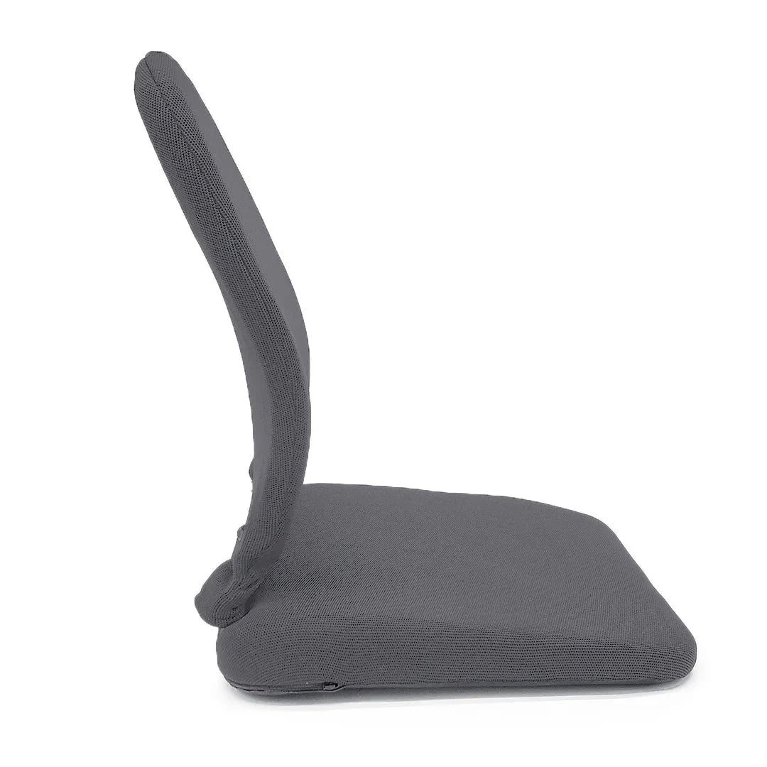 Gray Sacro Wedge ergonomic seat cushion with memory foam and a 2-inch foam wedge for better posture support.