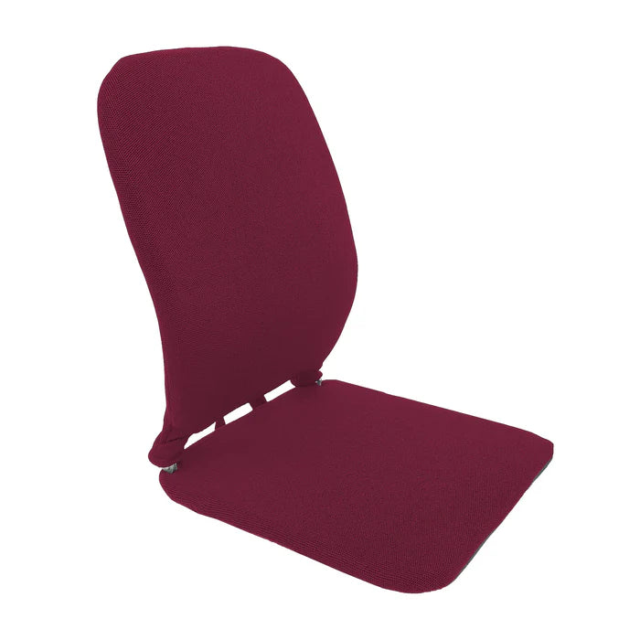 Pink Sacro Wedge ergonomic lumbar seat cushion with memory foam and a 2-inch wedge for back pain relief.